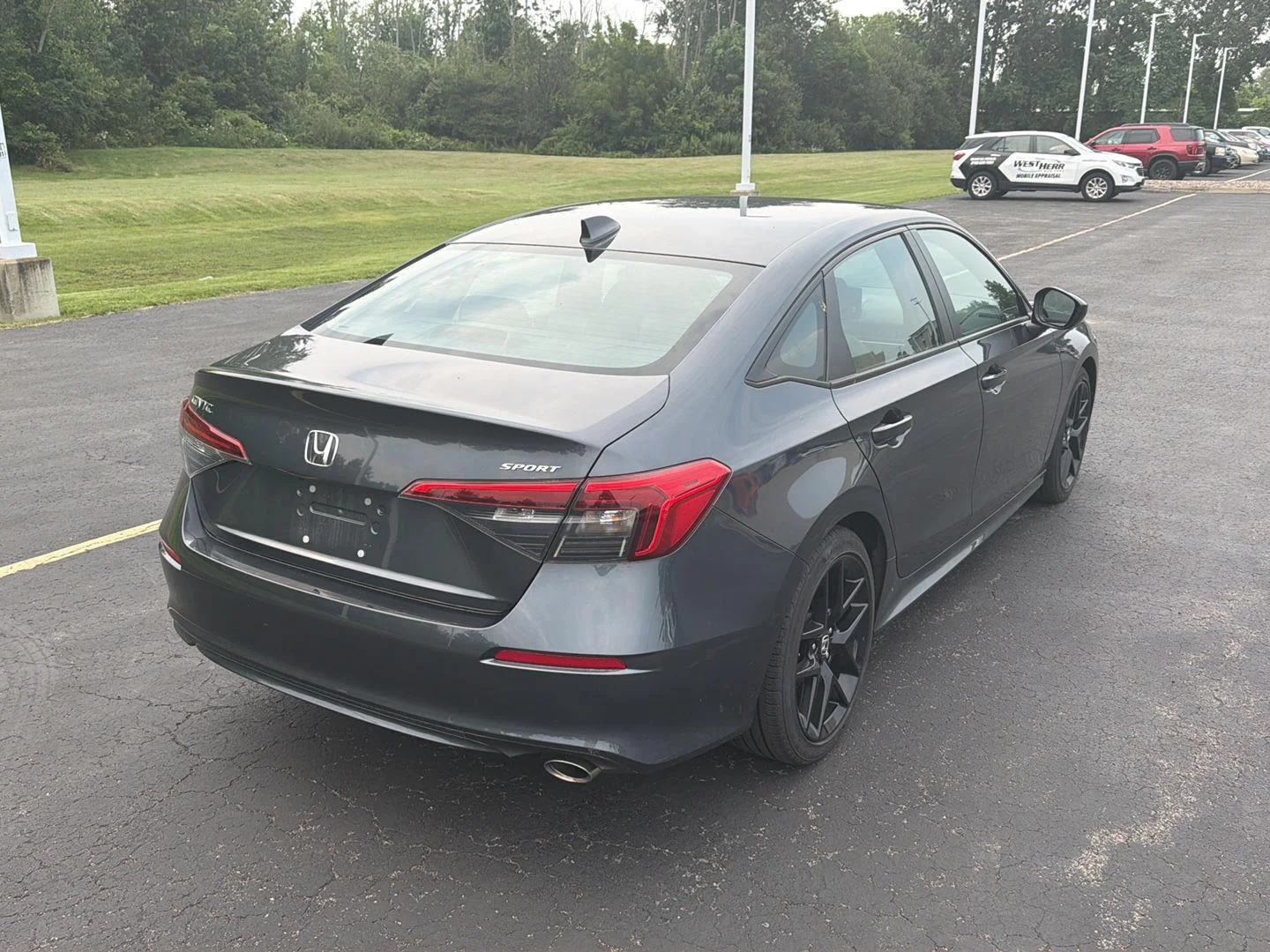 Used 2023 Meteorite Gray Metallic Honda Sport image 5