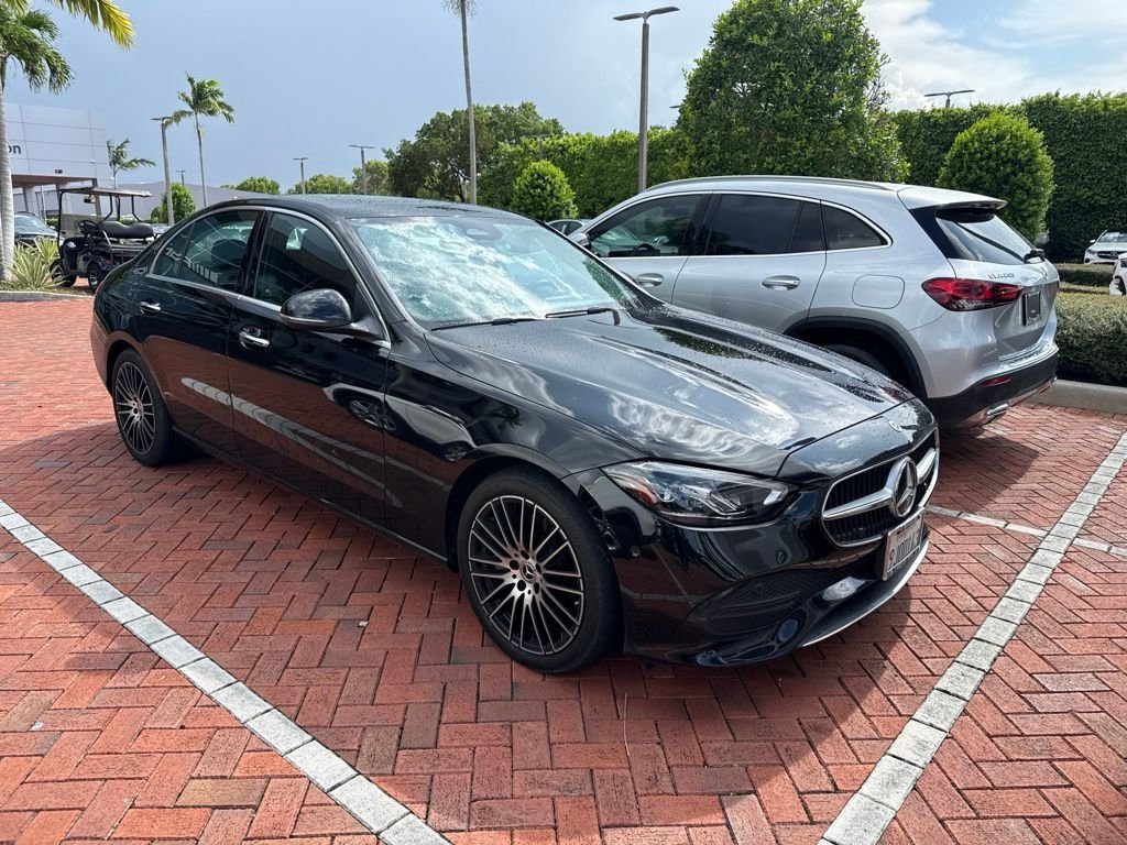 Certified Used 2023 Black Mercedes-Benz C 300 image 1