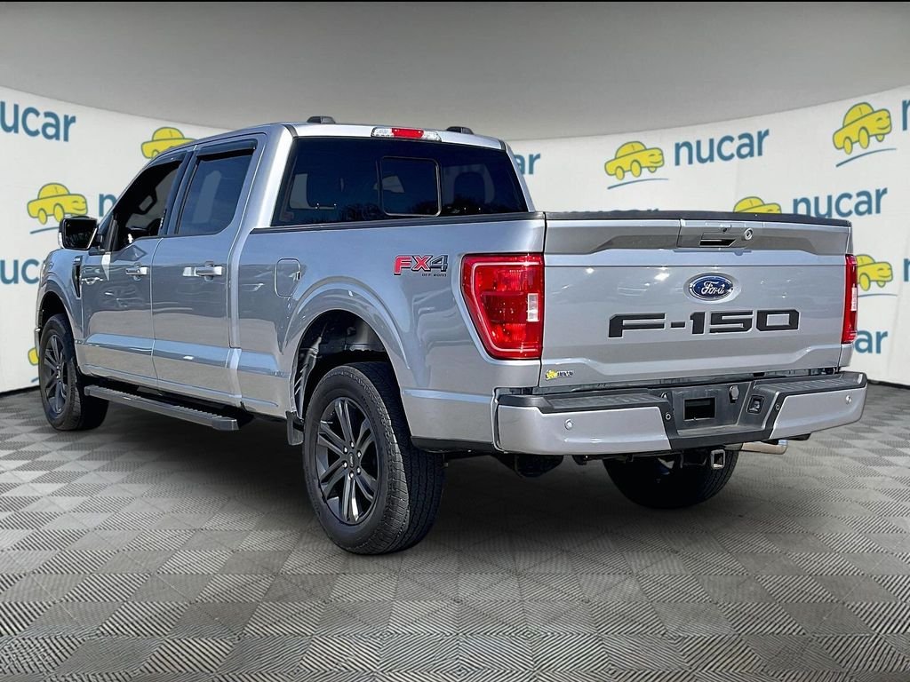 Used 2023 Iconic Silver Metallic Ford XLT image 4