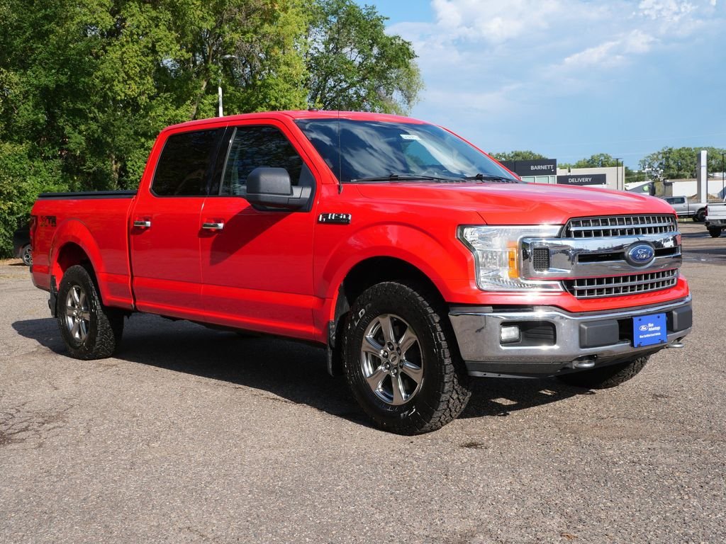 Used 2018 Red Ford Lariat image 1