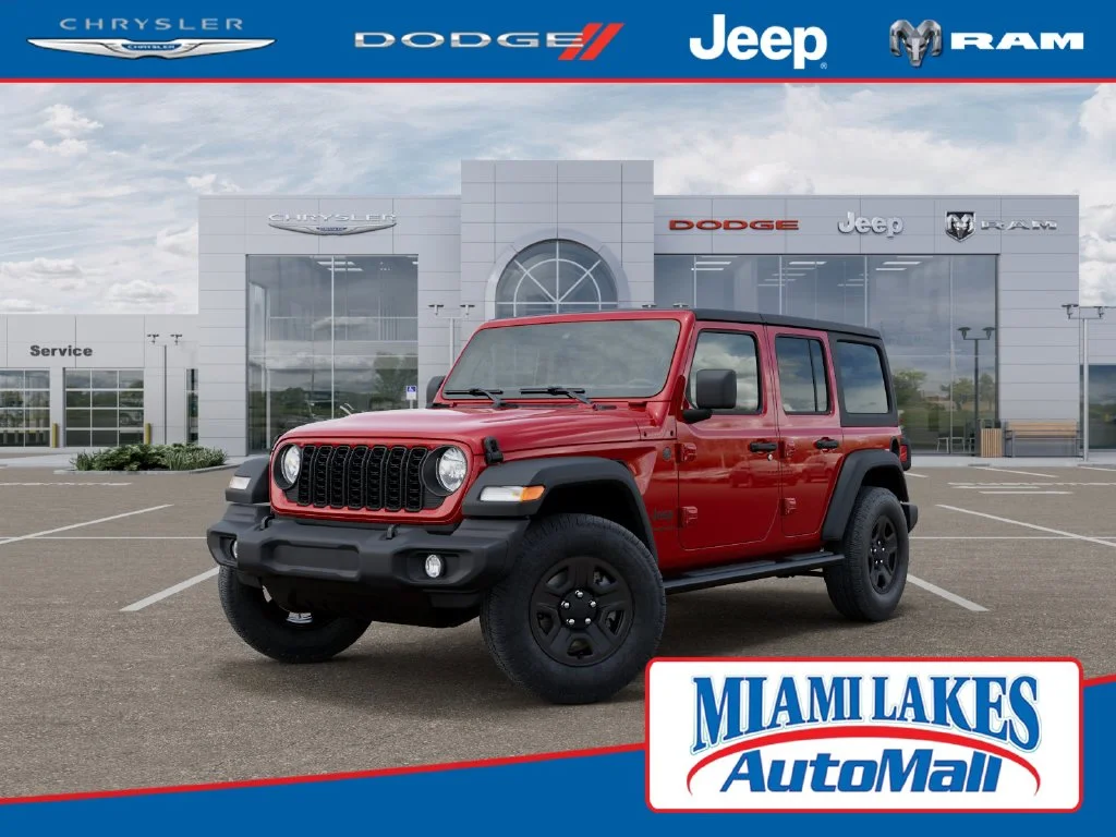 New 2026 Firecracker Red Clear-Coat Exterior Paint Jeep Sport image 1