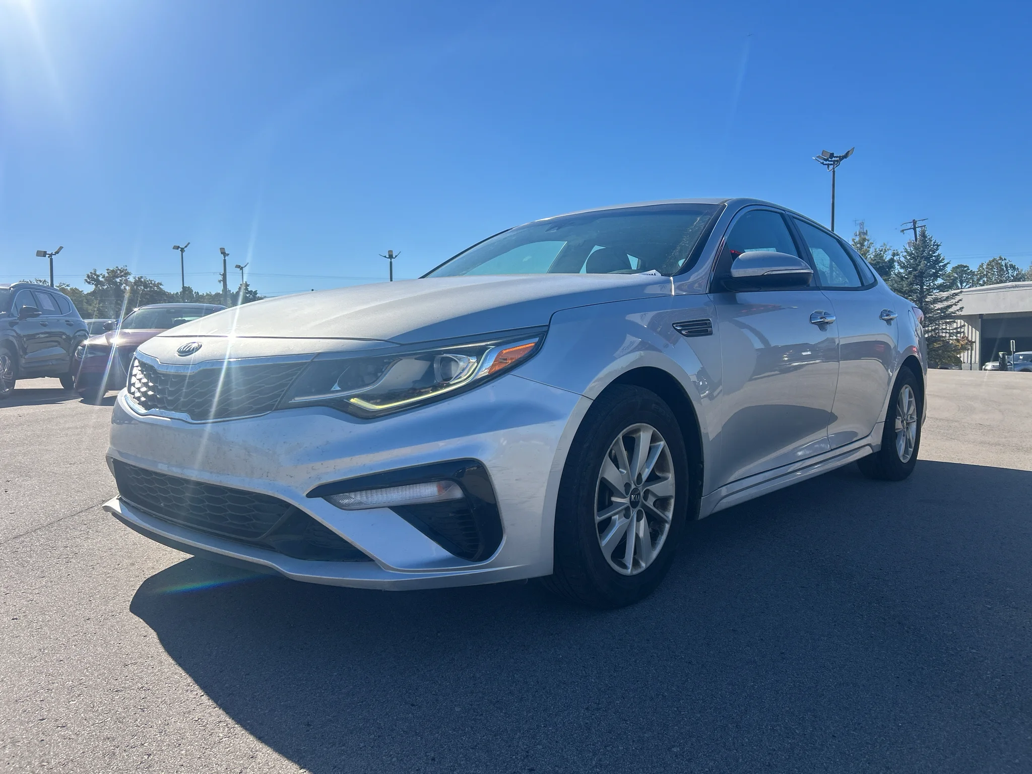 Used 2019 Sparkling Silver Kia LX image 2