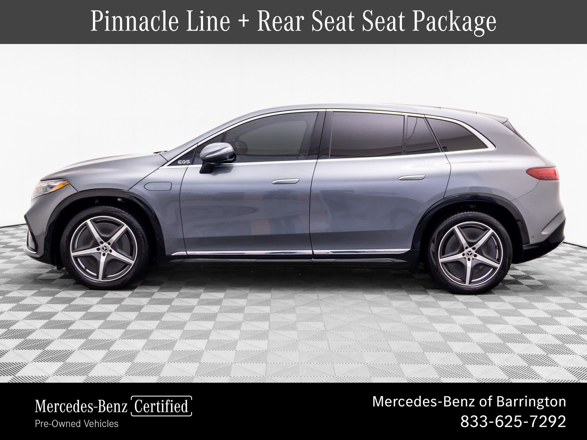 Certified 2023 Mercedes-Benz EQS SUV Base with VIN 4JGDM4EB5PA012782 for sale in Barrington, IL