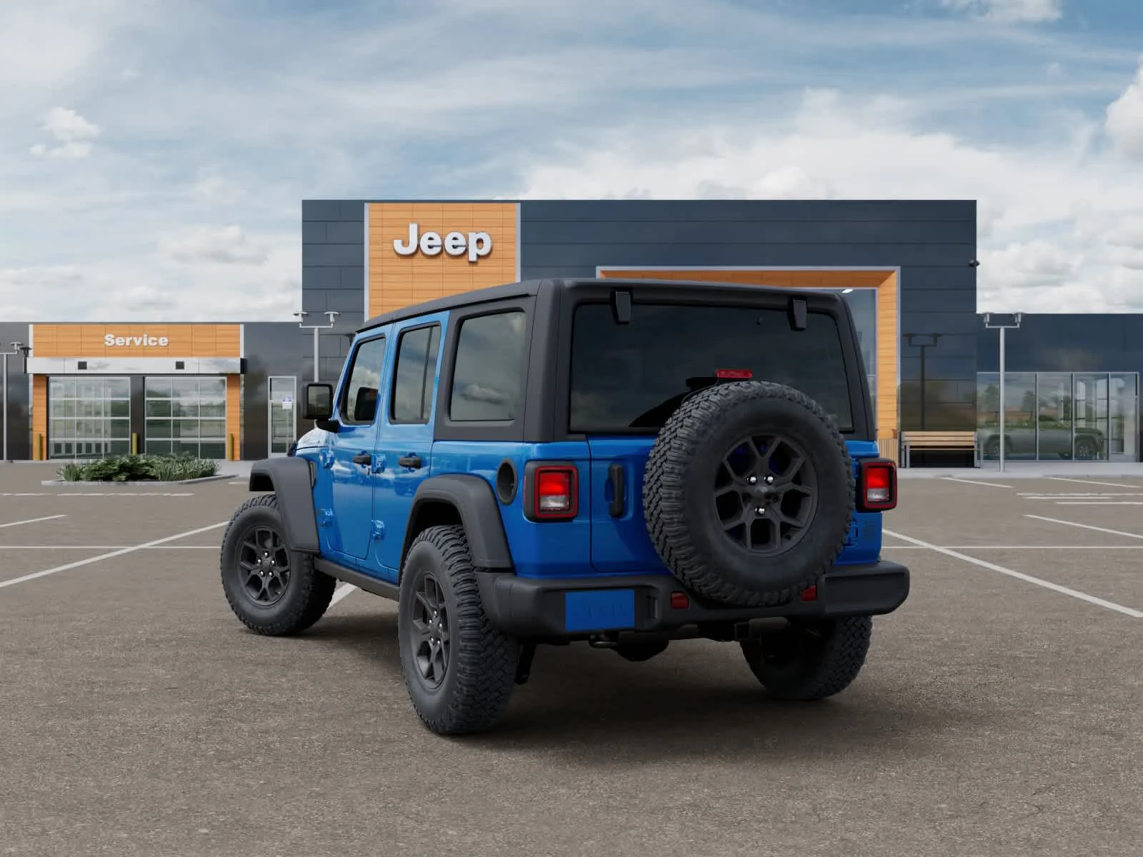 New 2026 Hydro Blue Pearlcoat Jeep Willys image 3