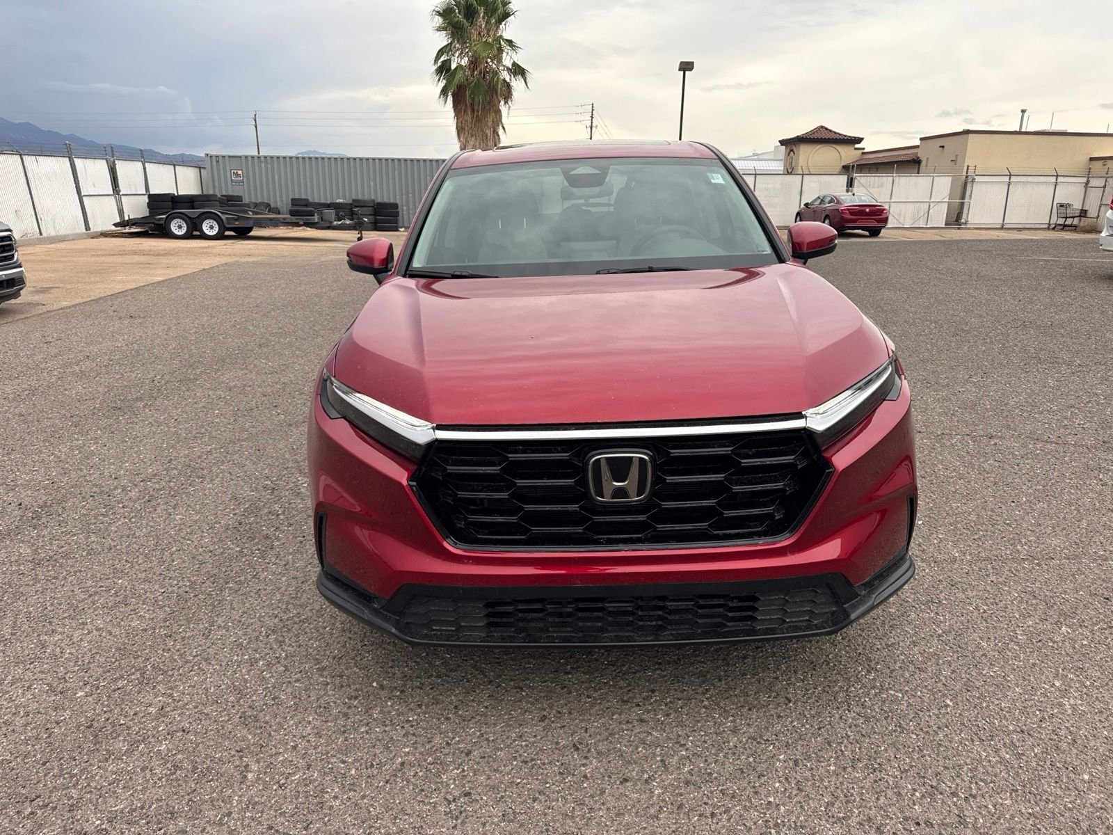 Used 2025 Radiant Red Metallic Honda EX image 8