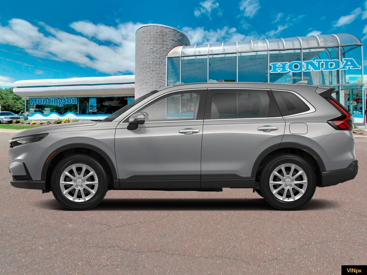 New 2026 Platinum White Pearl Honda EX AWD image 3