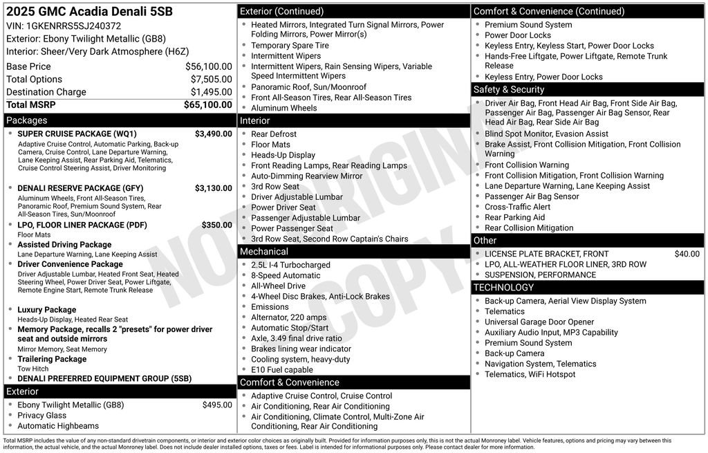 Used 2025 Black GMC Denali image 23