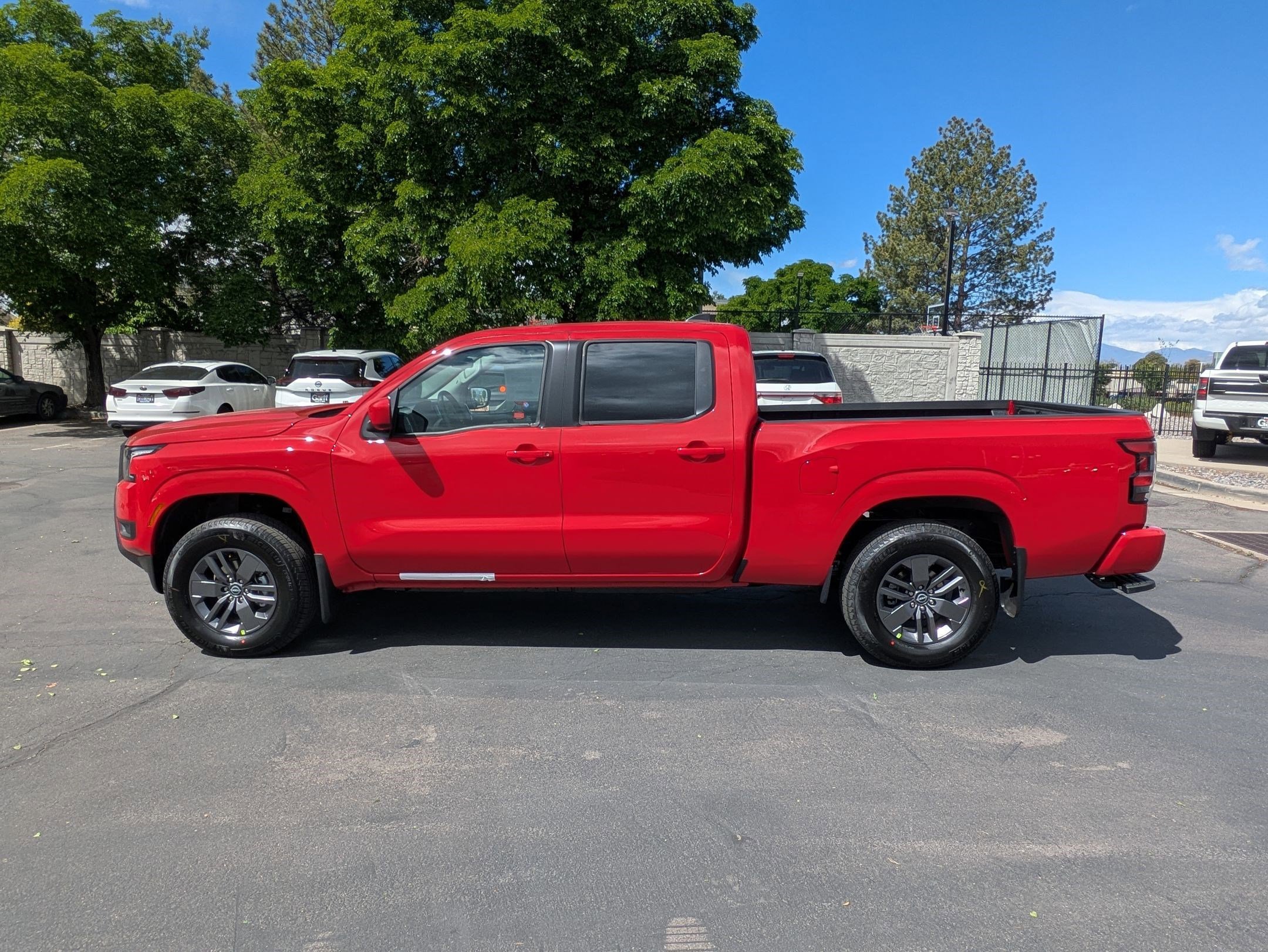 New 2026 Red Alert Nissan Crew Cab SV Long Bed image 7