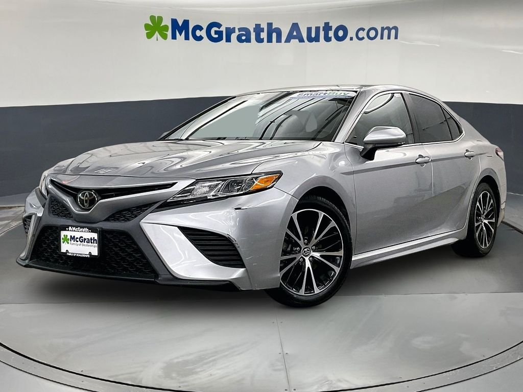 Used 2020 Silver Toyota SE image 2