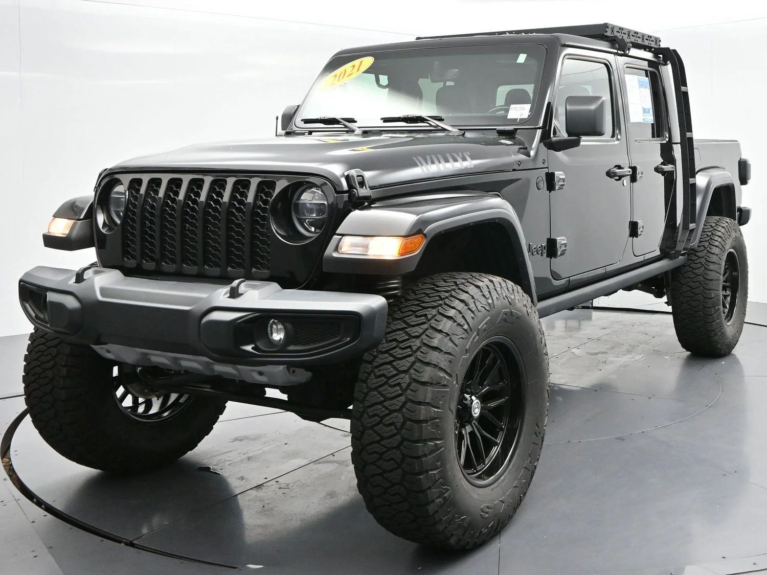 Used 2021 Black Clearcoat Jeep Willys image 3