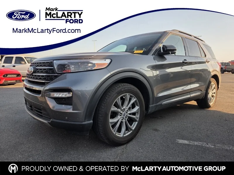 Used 2023 Gray Metallic FORD XLT image 1