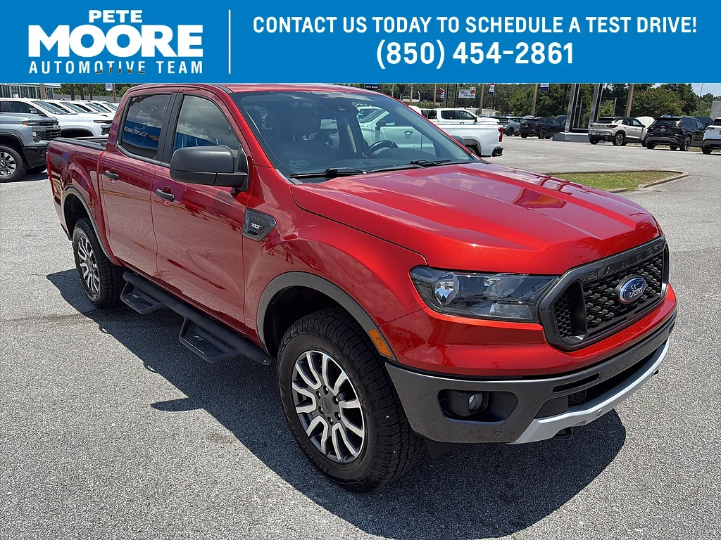 Used 2019 Hot Pepper Red Metallic Tinted Clearcoat Ford  image 1