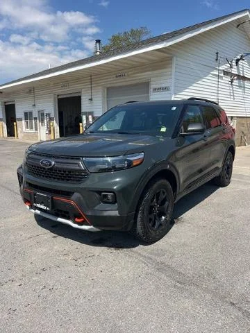 Used 2022 Forged Green Metallic Ford Timberline image 3
