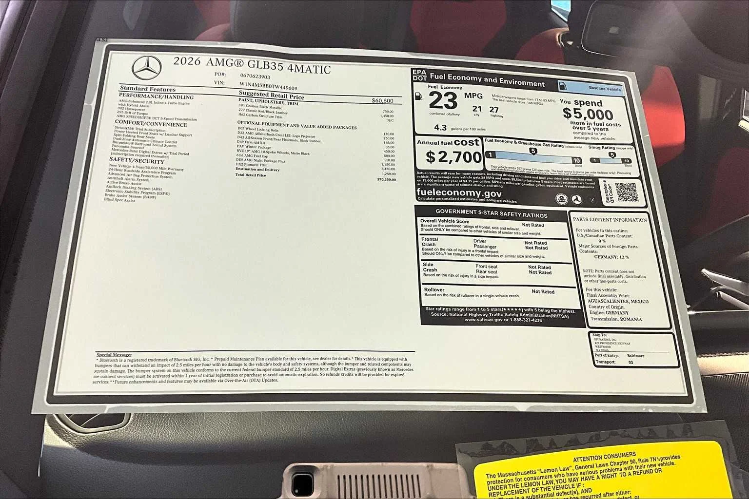 2026 Mercedes-Benz GLB AMG GLB 35 - Photo 18