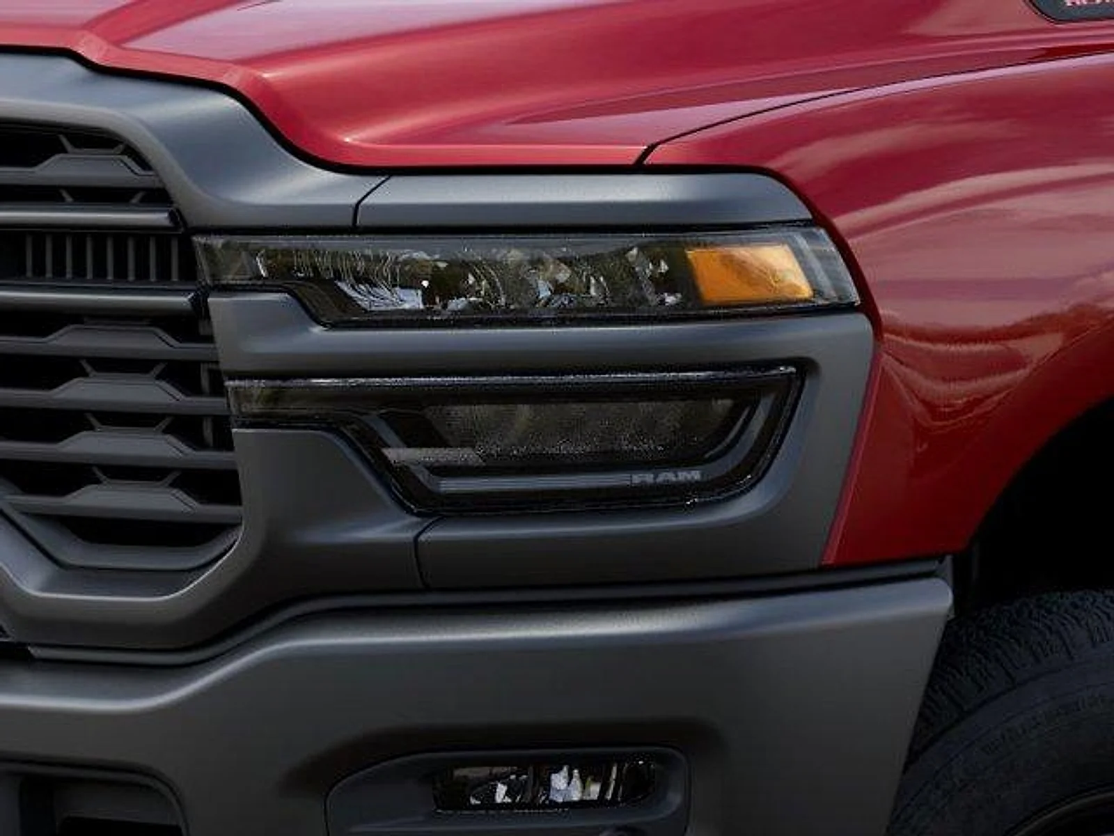 New 2026 Molten Red Pearl-Coat Exterior Paint RAM Warlock Crew Cab 4x4 6