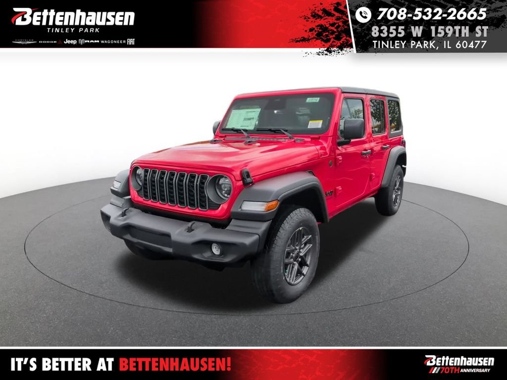 New 2026 Firecracker Red Clear-Coat Exterior Paint Jeep Sport S image 1