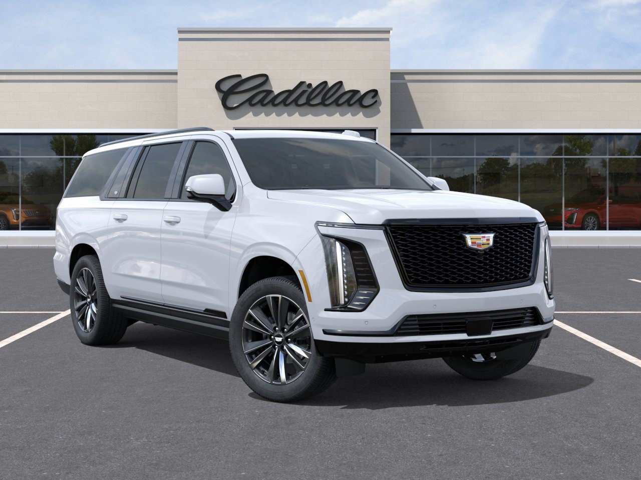 New 2026 Vibrant White Tricoat Cadillac Sport image 7