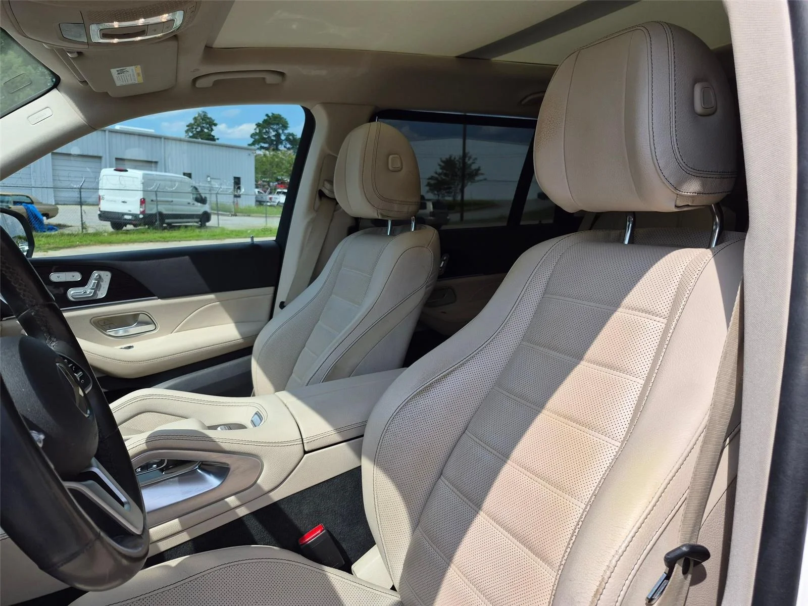 Used 2020 designo Diamond White Metallic Mercedes-Benz GLS 450 image 14