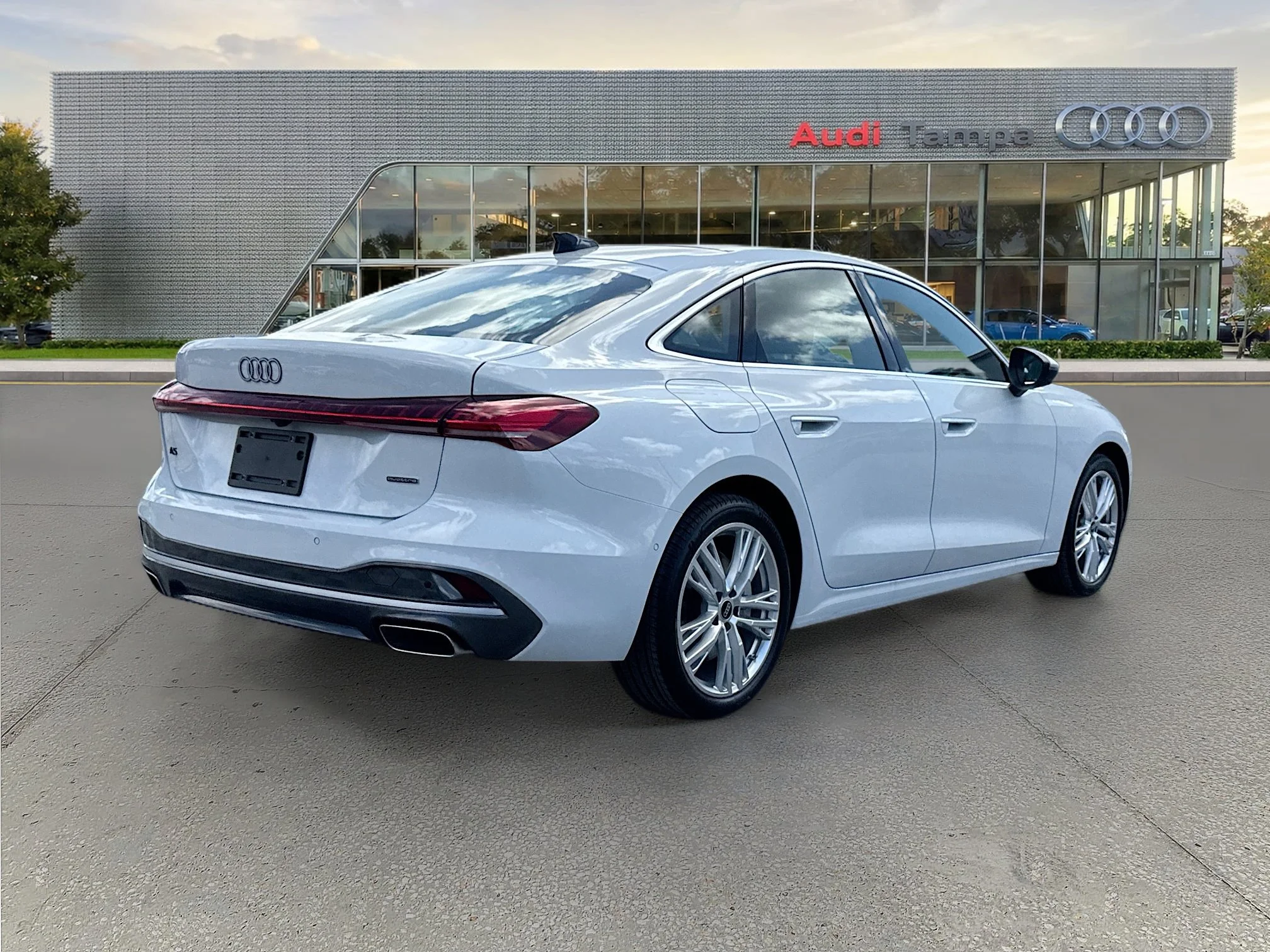 New 2026 Glacier White Metallic Audi Premium image 3