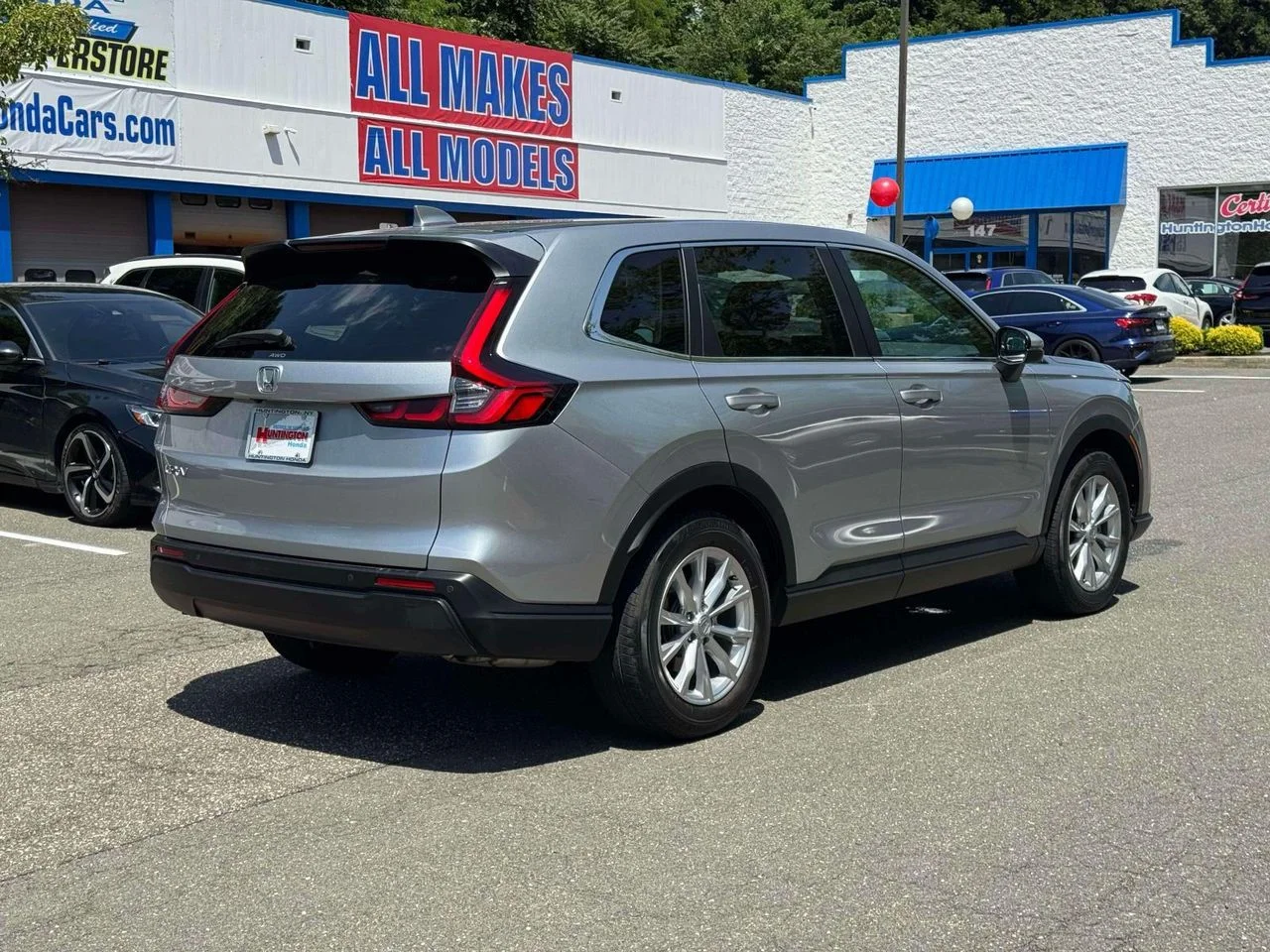 Certified Used 2024 Meteorite Gray Metallic Honda EX-L AWD image 8