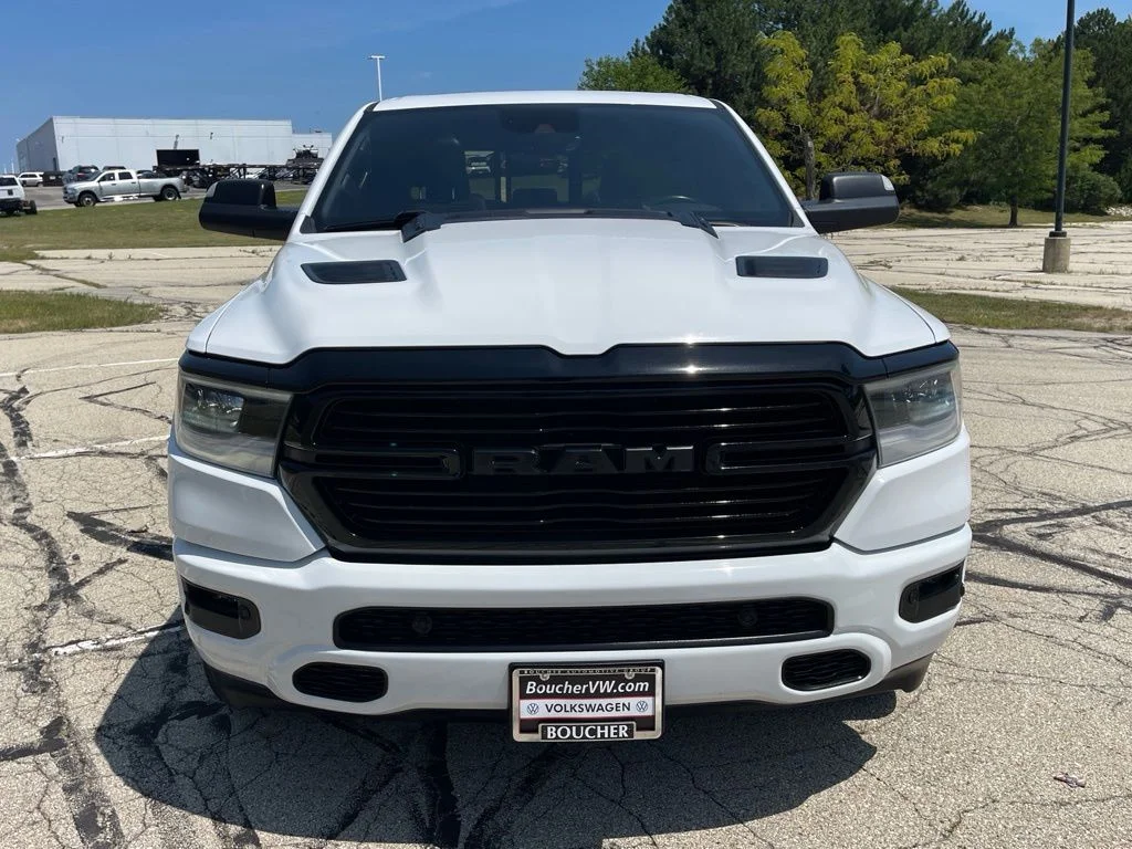 Used 2021 Bright White Clearcoat Ram Sport image 8