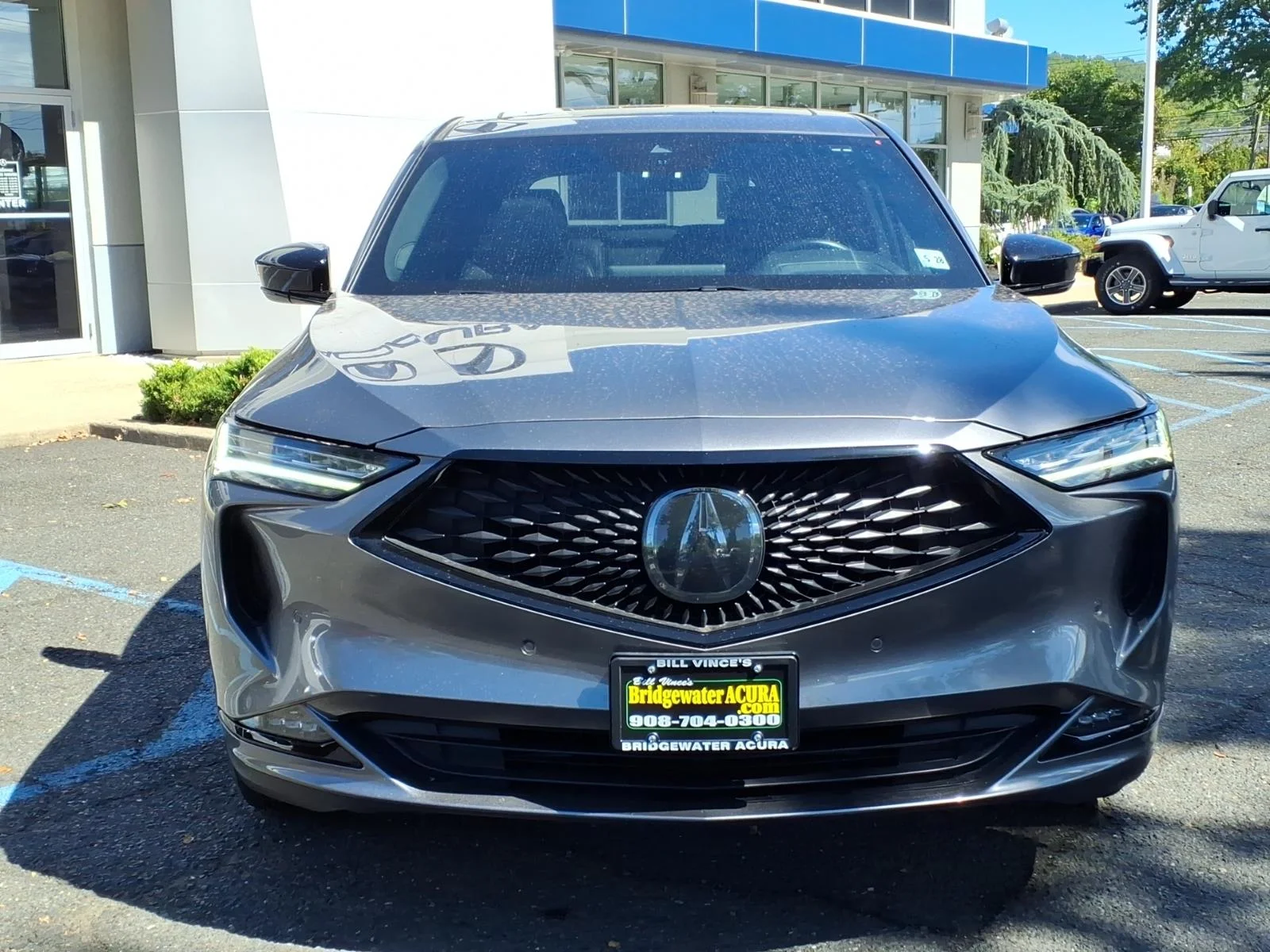 Used 2023 Liquid Carbon Metallic Acura SH-AWD with A-Spec Package image 2