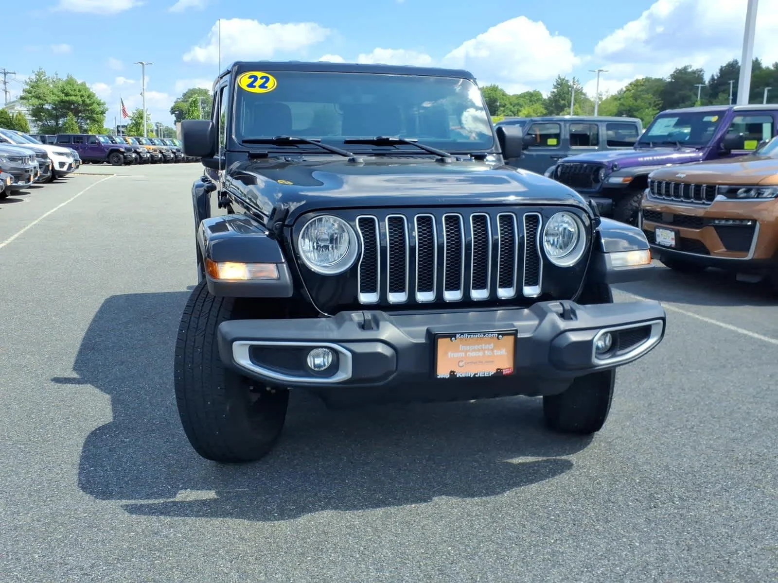 Certified Used 2022 Black Clearcoat Jeep Unlimited Sahara image 4