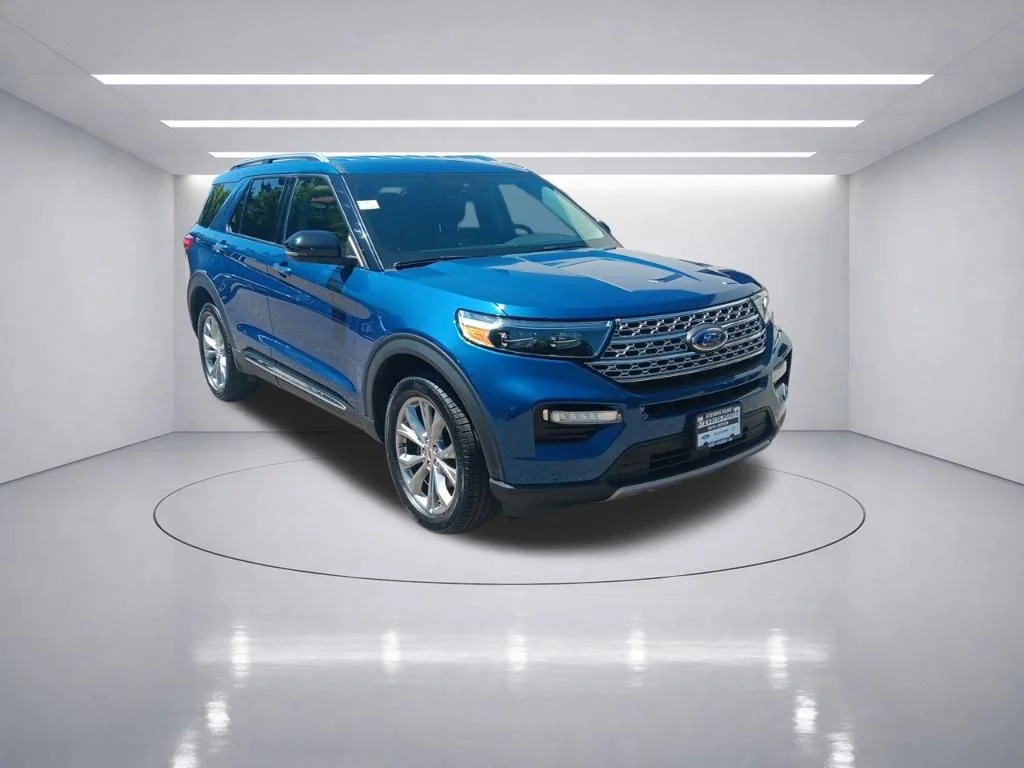 Used 2023 Stone Blue Metallic Ford Limited image 8