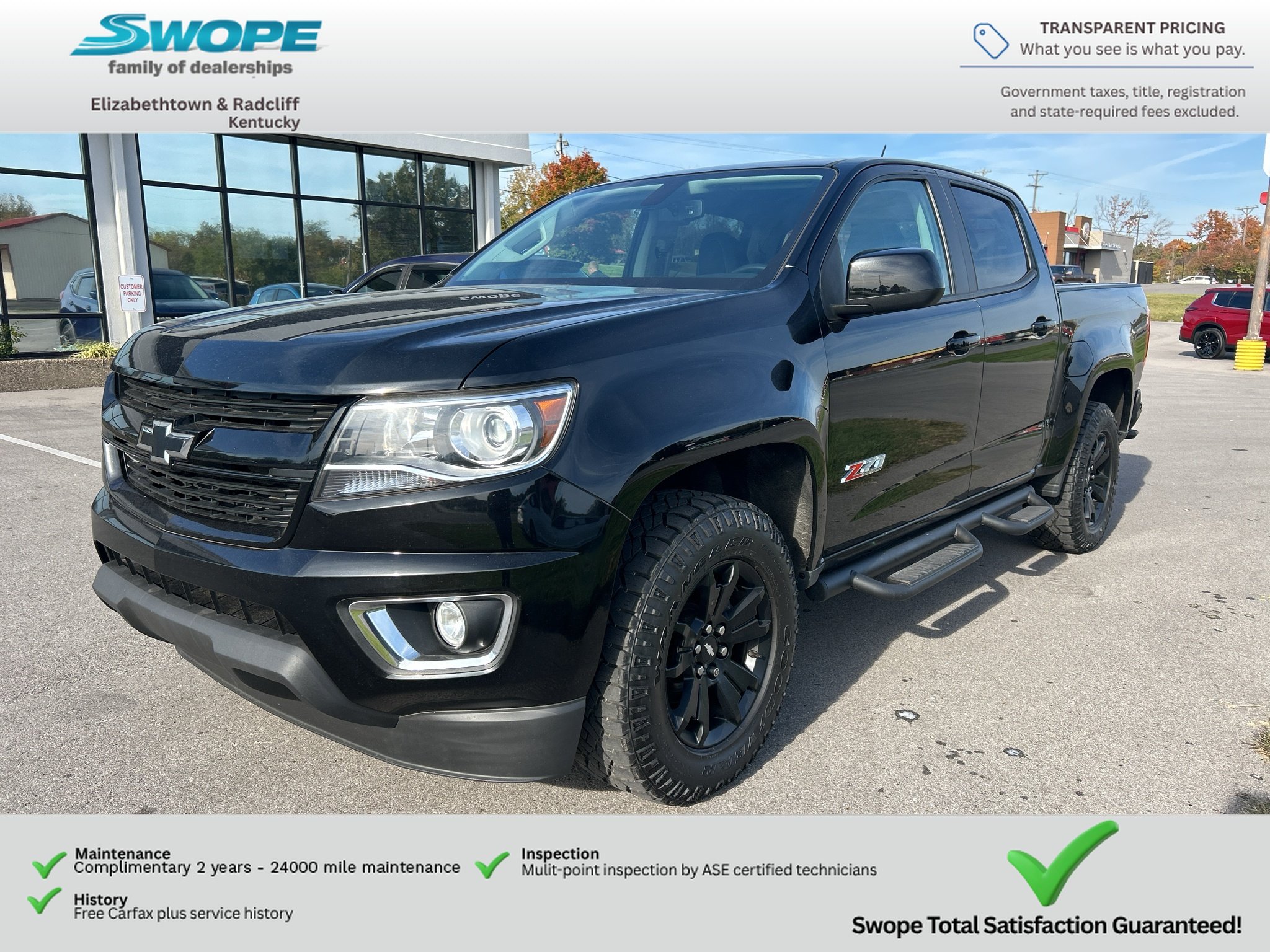 Used 2020 BLACK Chevrolet 4WD Z71 image 2