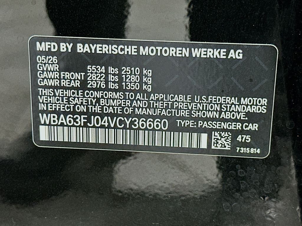 New 2027 Black Sapphire Metallic BMW 540i xDrive image 24