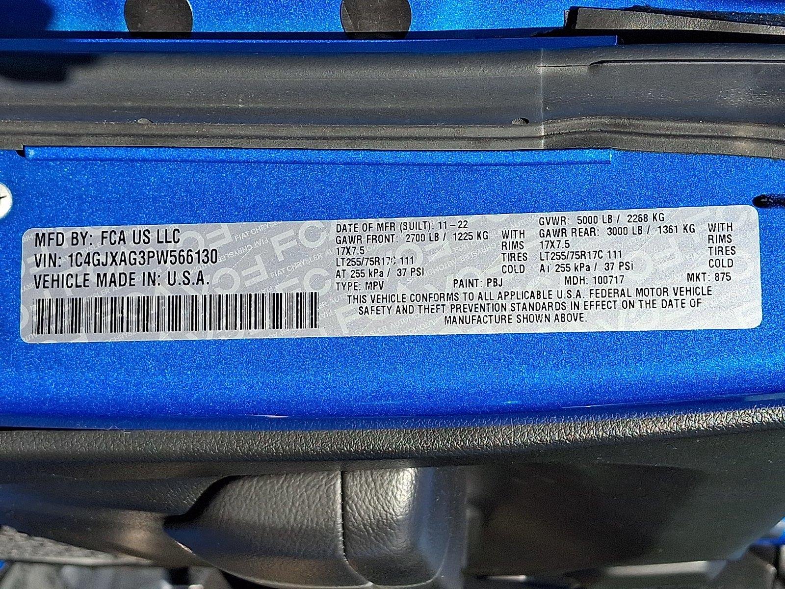Certified Used 2023 Hydro Blue Pearlcoat Jeep Willys Sport image 26