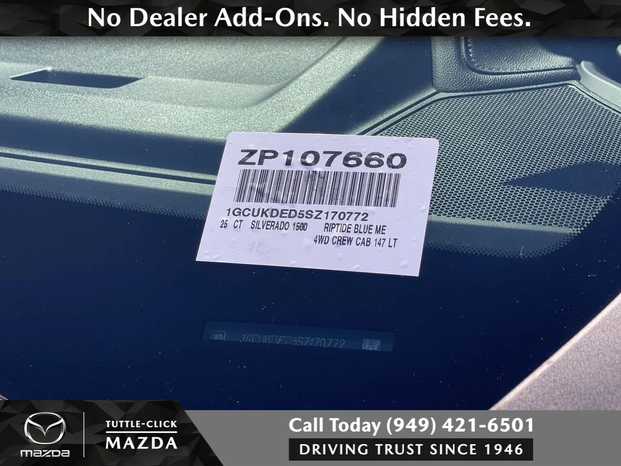 Used 2025 Riptide Blue Metallic Chevrolet LT image 42