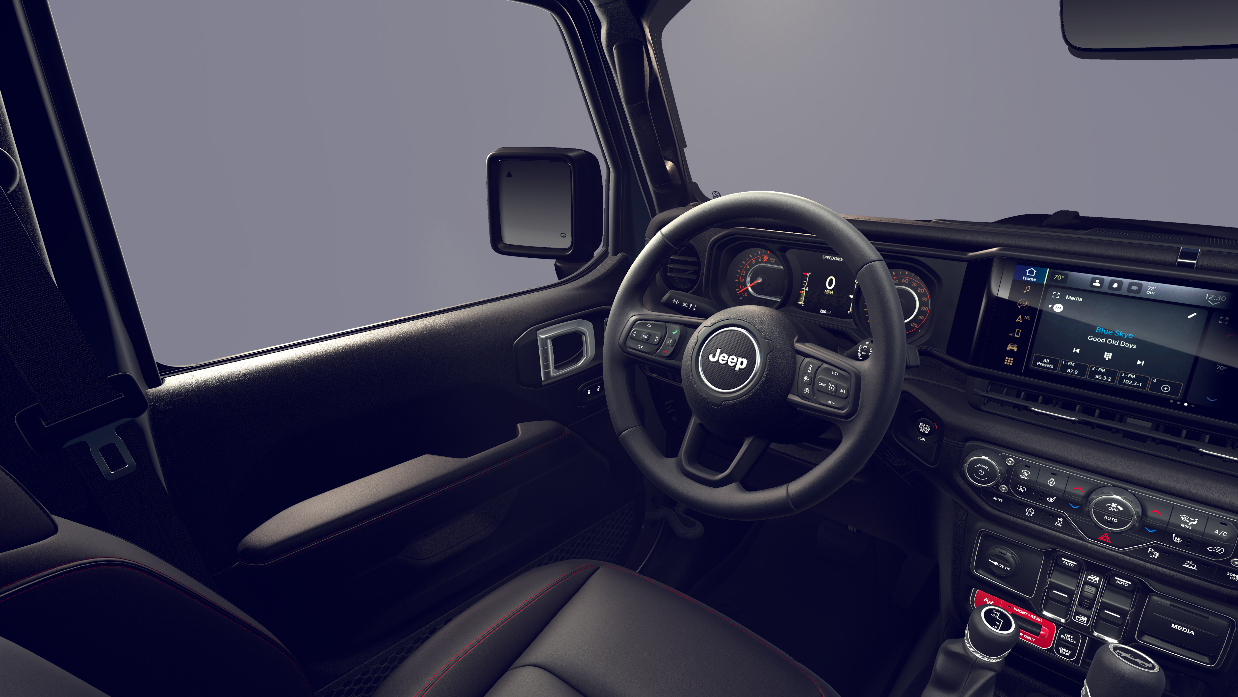 New 2026 Bright White Clear-Coat Exterior Paint Jeep Rubicon image 20