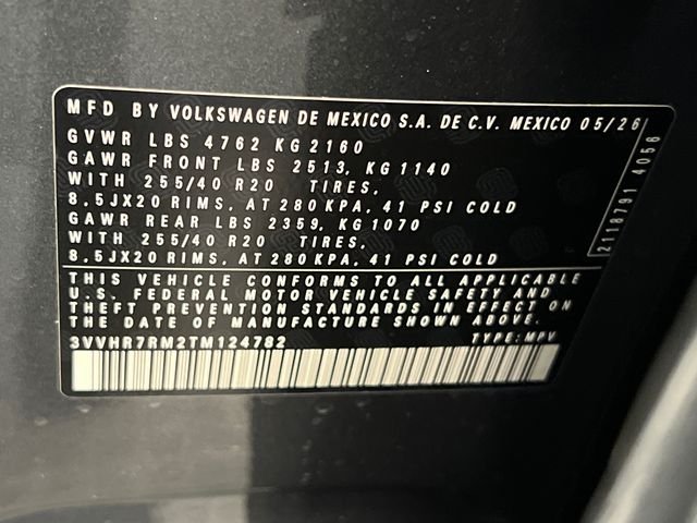 New 2026 Gray Volkswagen 2.0T SE R-Line Black image 21