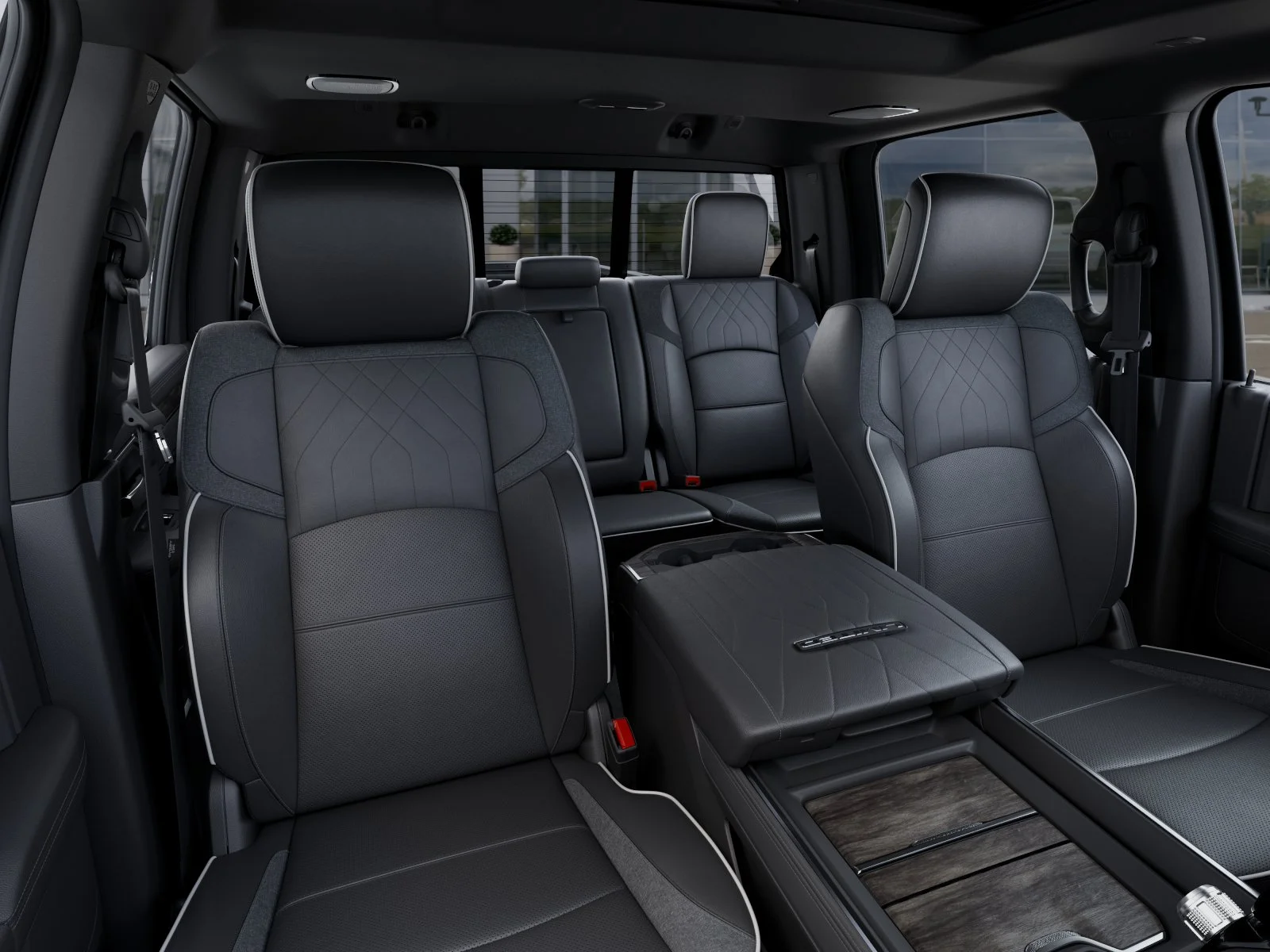 New 2025 Diamond Black Crystal Pearl-Coat Exterior Paint RAM Limited image 9