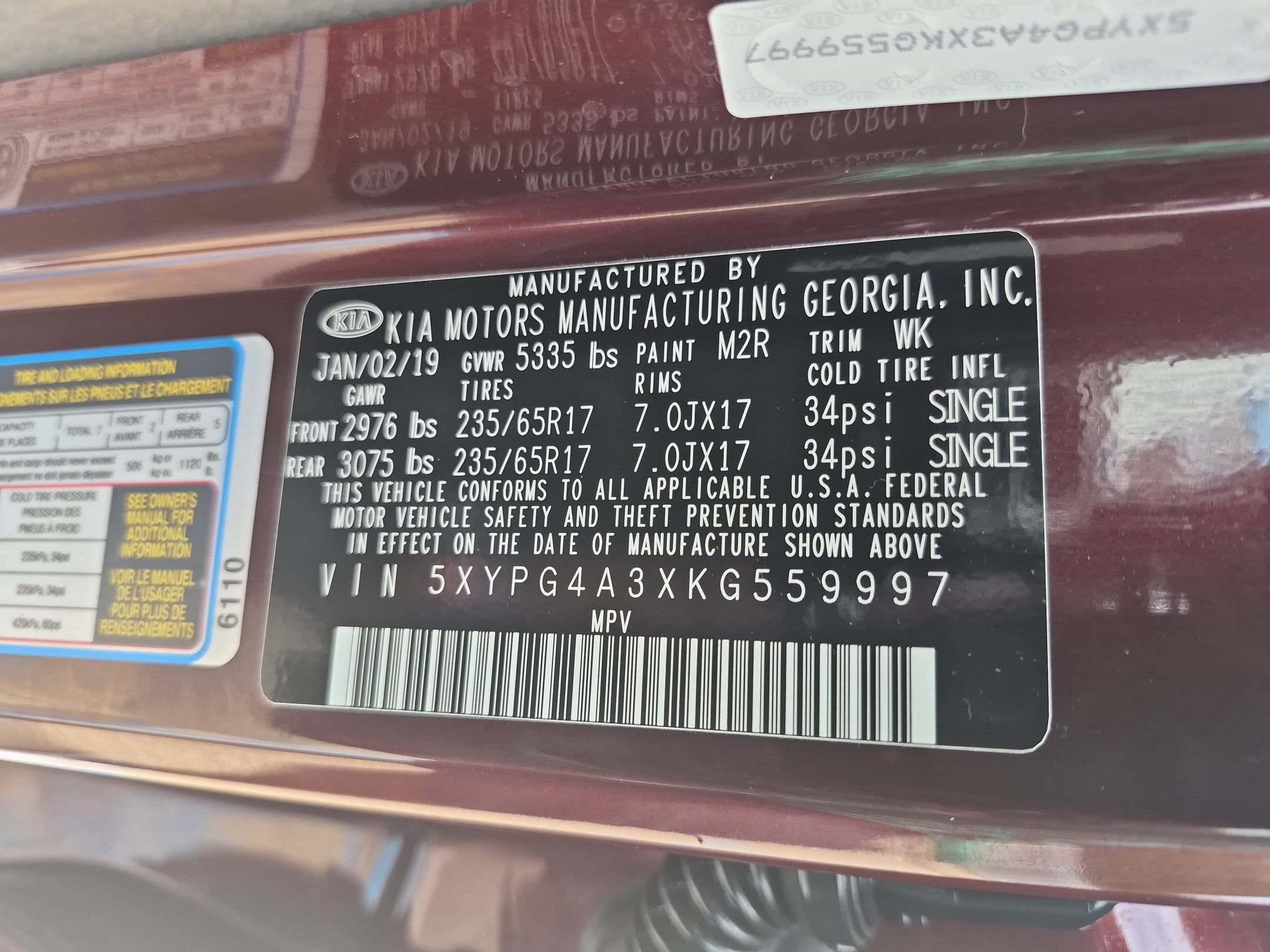 Used 2019 Sangria Kia LX image 32