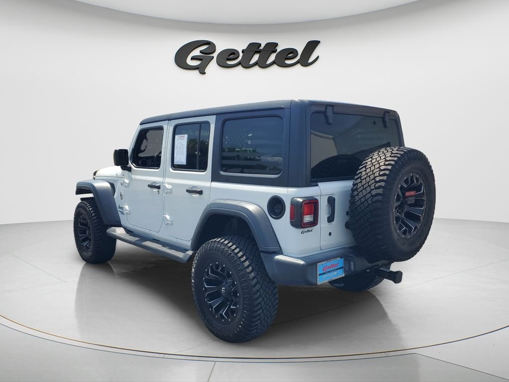 Used 2020 White Jeep Unlimited Sport S image 7