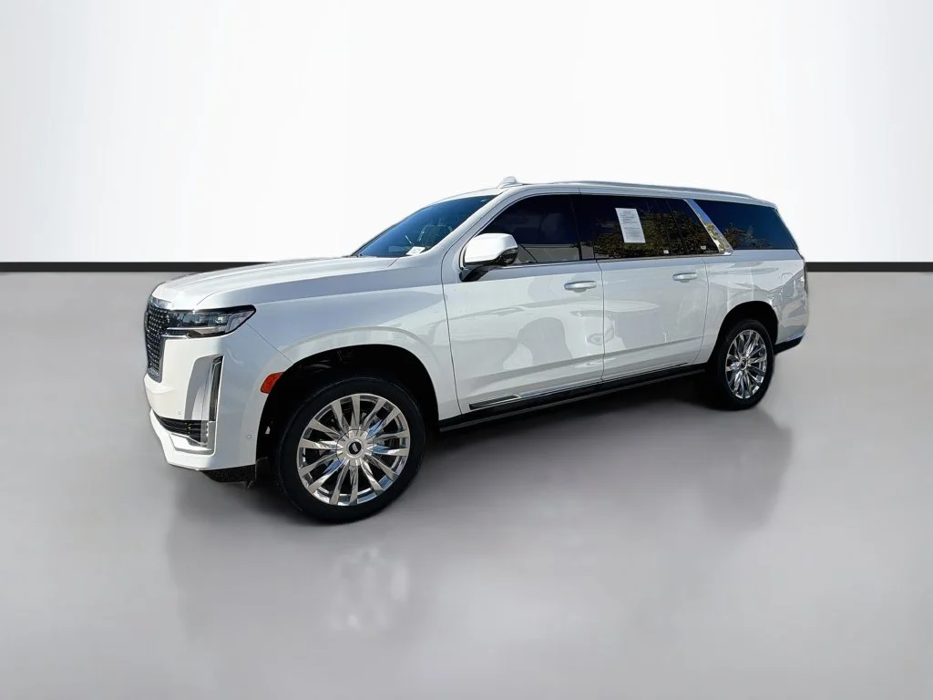 Used 2024 Crystal White Cadillac Premium image 1