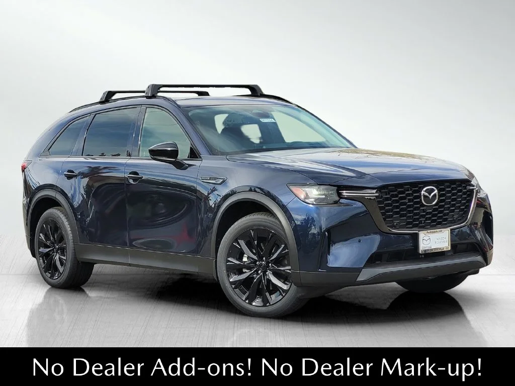 New 2026 Deep Crystal Blue Mica Mazda 3.3 Turbo Premium Sport AWD image 1