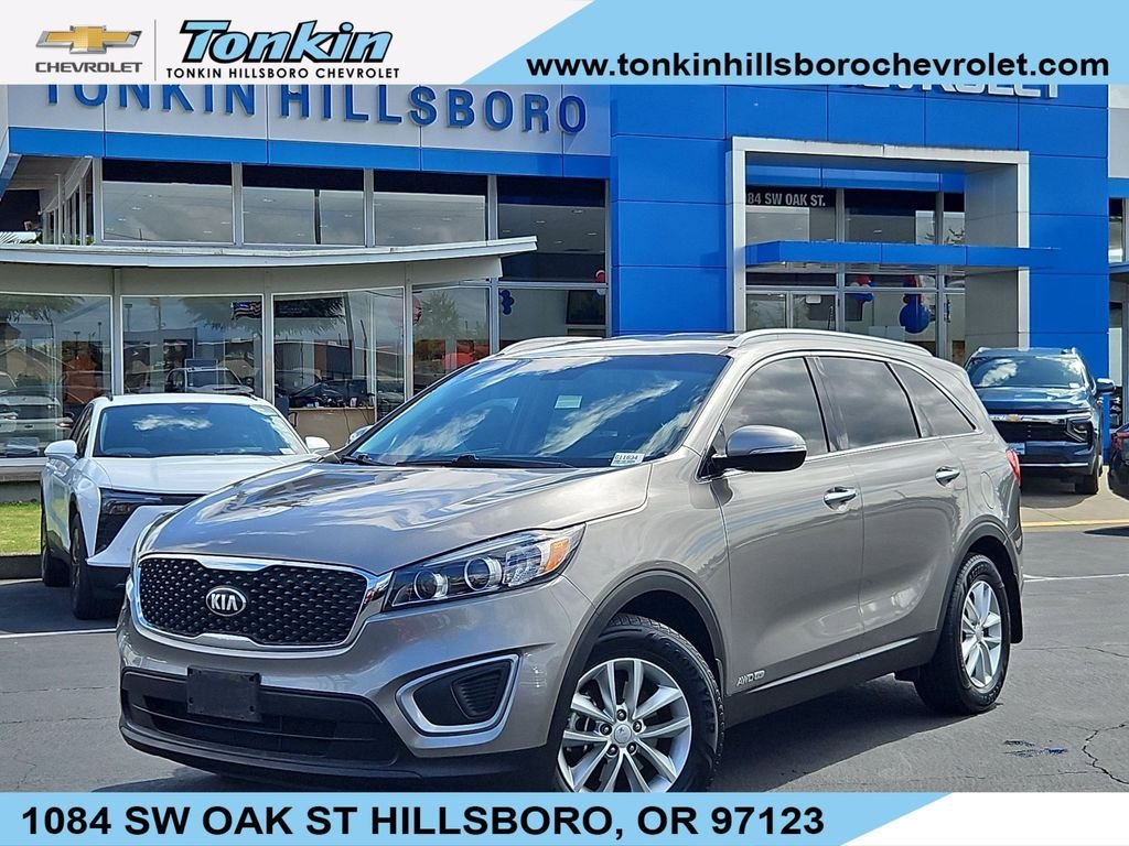 Used 2017 Titanium Silver Kia LX image 1