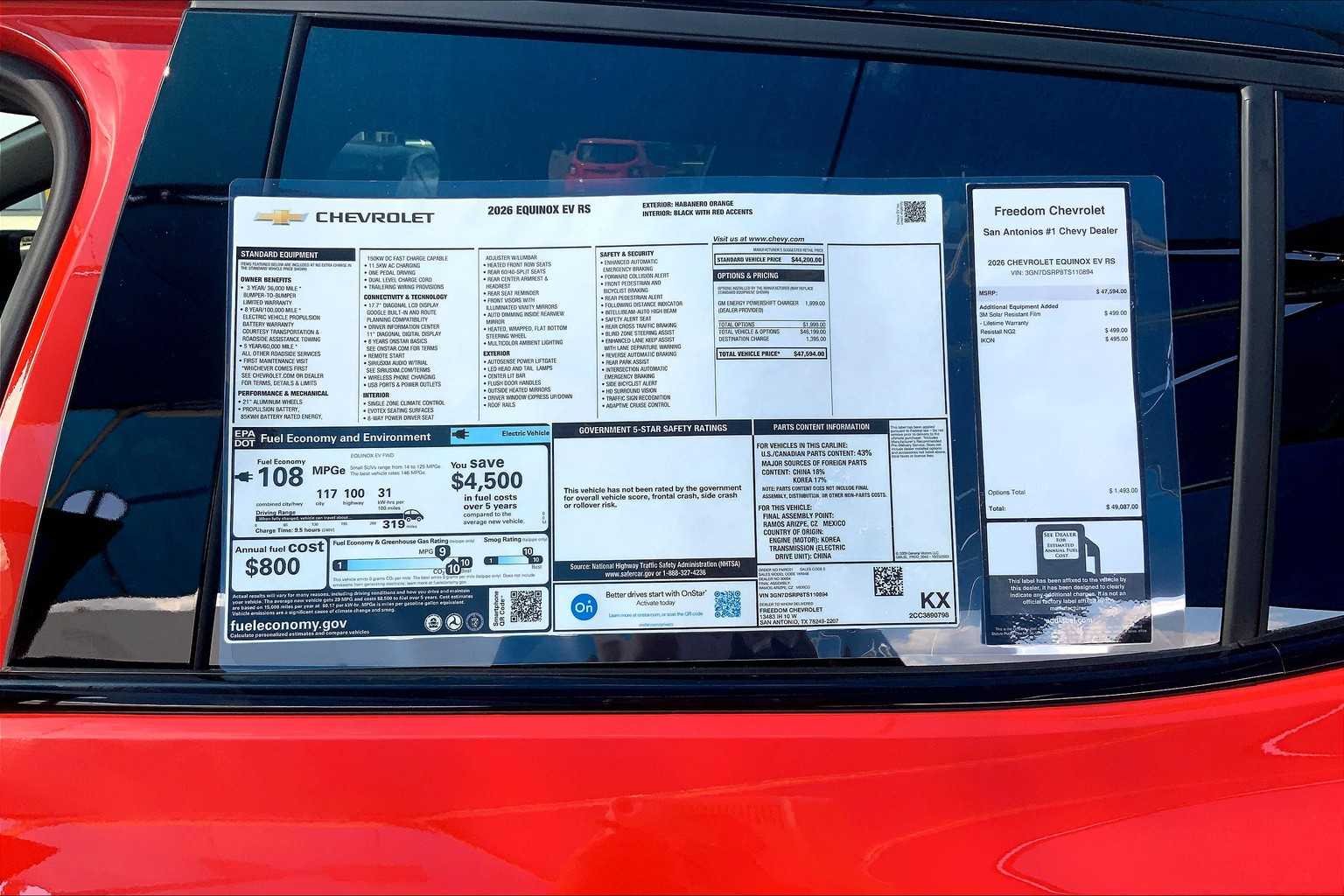 2026 Chevrolet Equinox EV RS - Photo 18