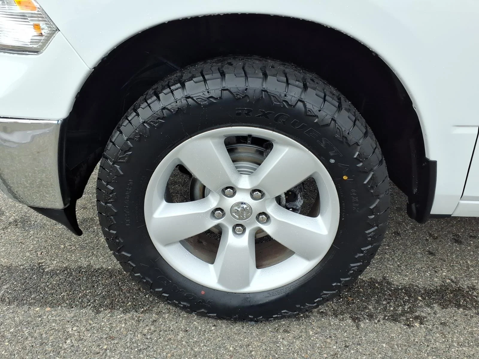 Used 2024 Bright White Clearcoat Ram SLT image 9