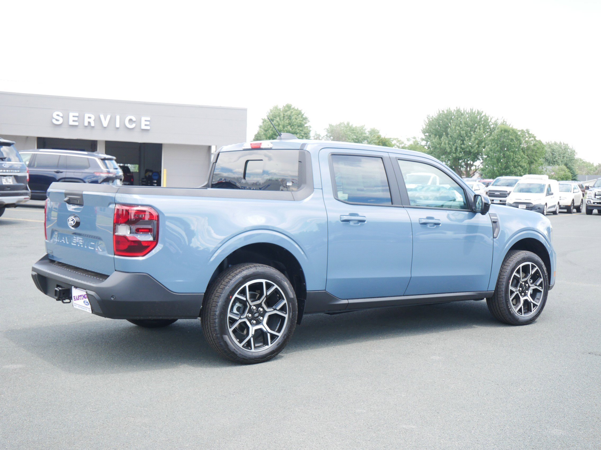 New 2026 Azure Gray Metallic Tri-Coat Ford Lariat® image 3