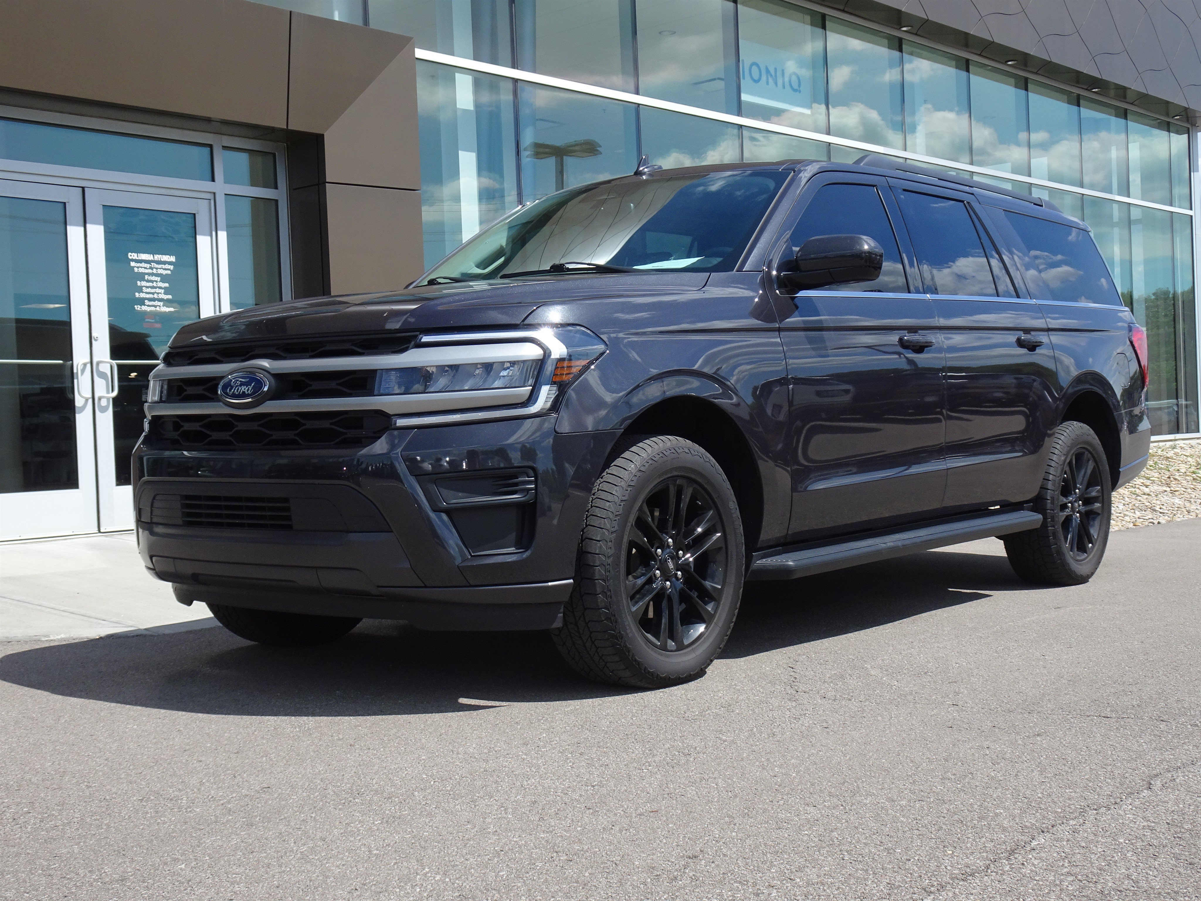 Used 2024 Dark Matter Gray Metallic Ford XLT image 1
