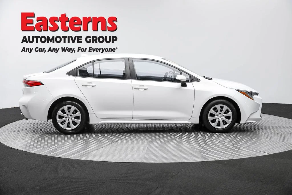 Used 2021 White Toyota LE image 4