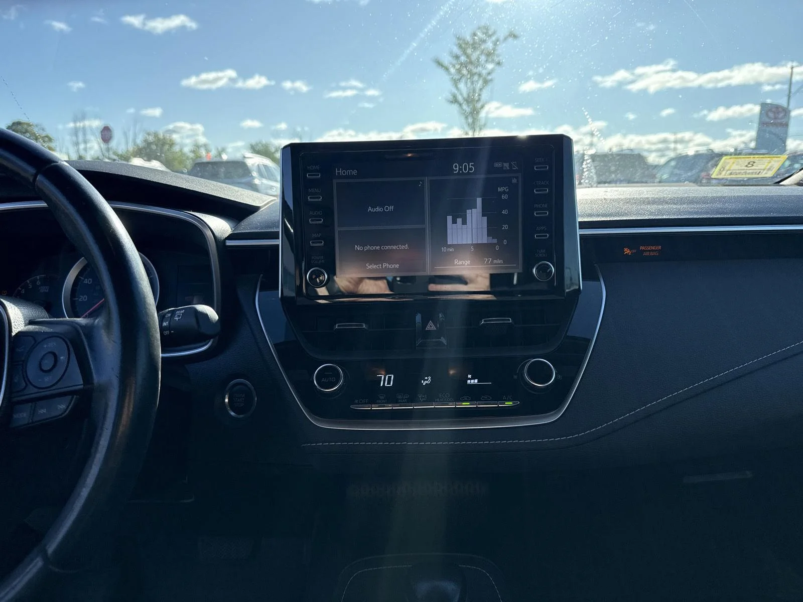 Used 2019 Classic Silver Metallic Toyota SE image 12