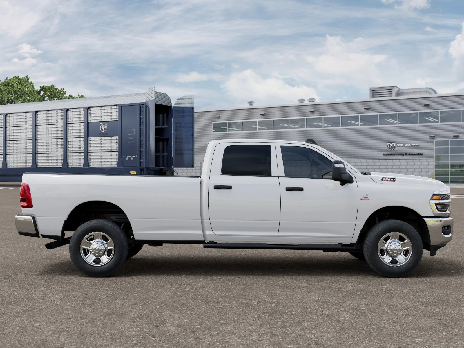 New 2027 Bright White Clear-Coat Exterior Paint RAM Tradesman image 12