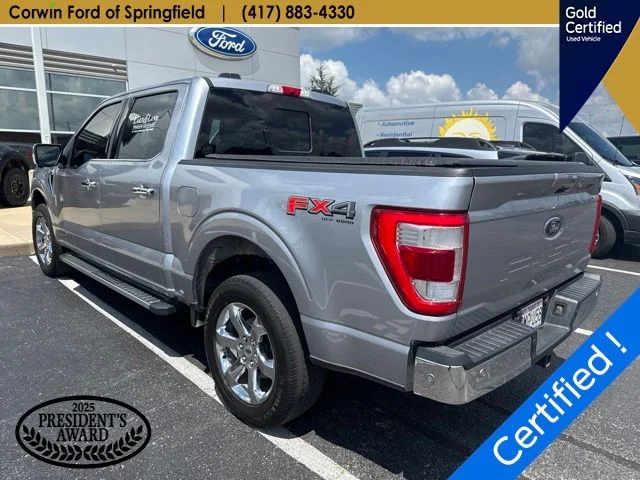 Certified Used 2022 Silver Metallic Ford Lariat image 4