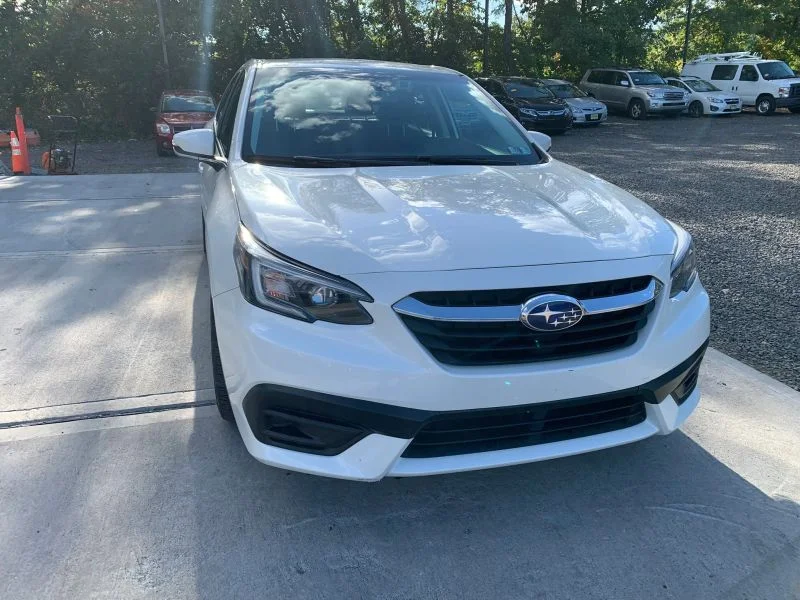 Used 2021 White Subaru Premium Sedan 4D image 19