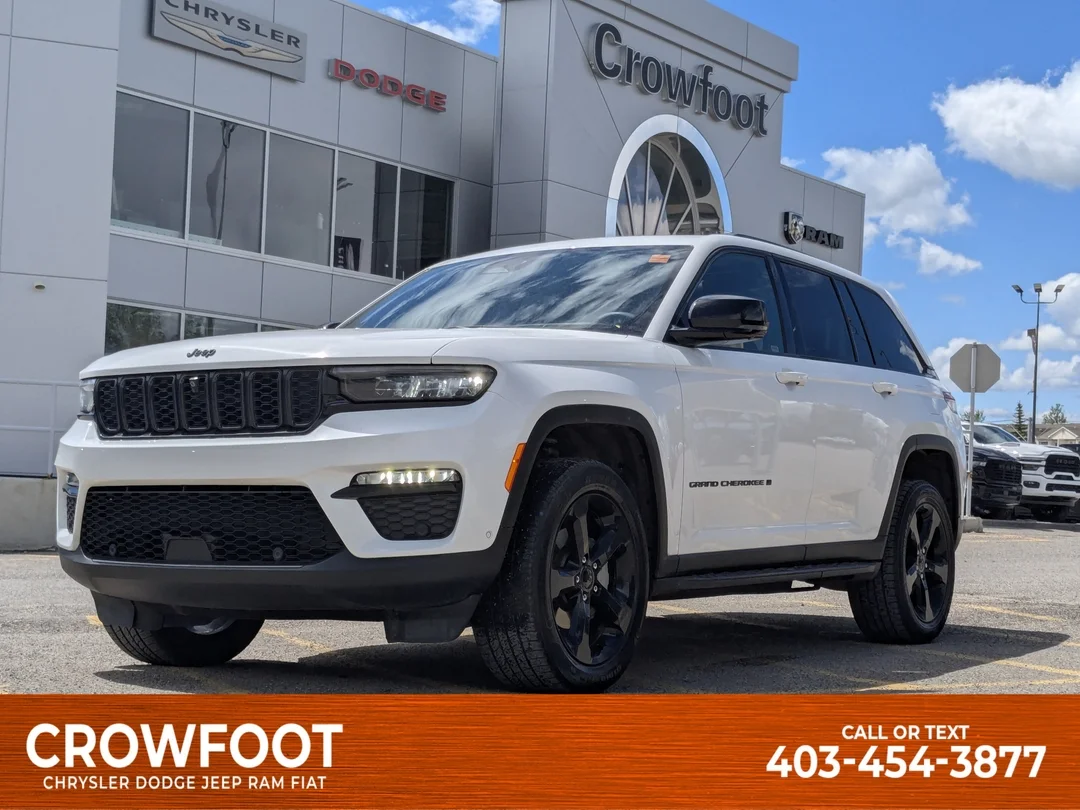 Certified Used 2024 White Jeep Limited - - 4x4 - Luxury Grp II - Safety Grp - Capri Leather - Dual-Pane Sunroof & More! image 1